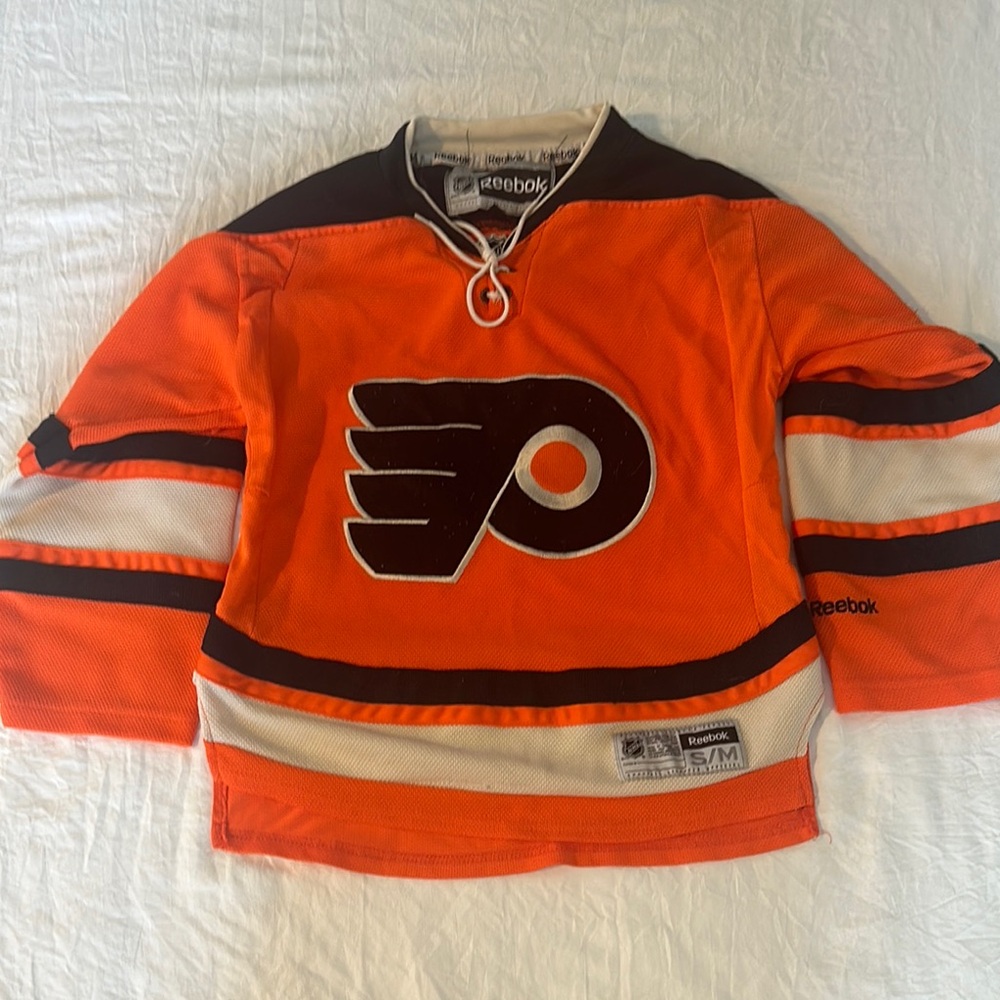 Reebok Kids Philadelphia Flyers Orange Hockey Jersey